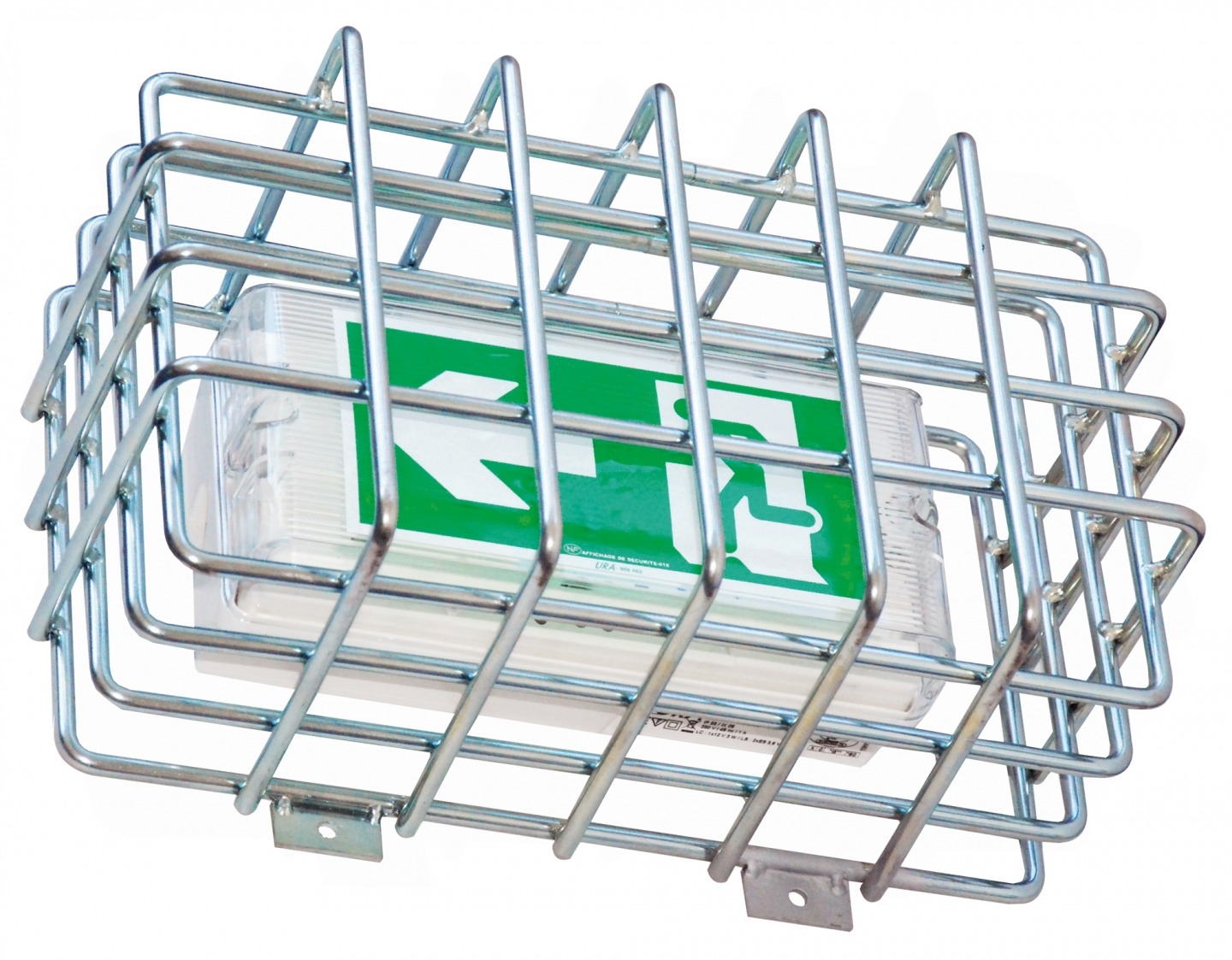 Protection cage for emergency lighting – W.350 x H.200 x D.125 ...